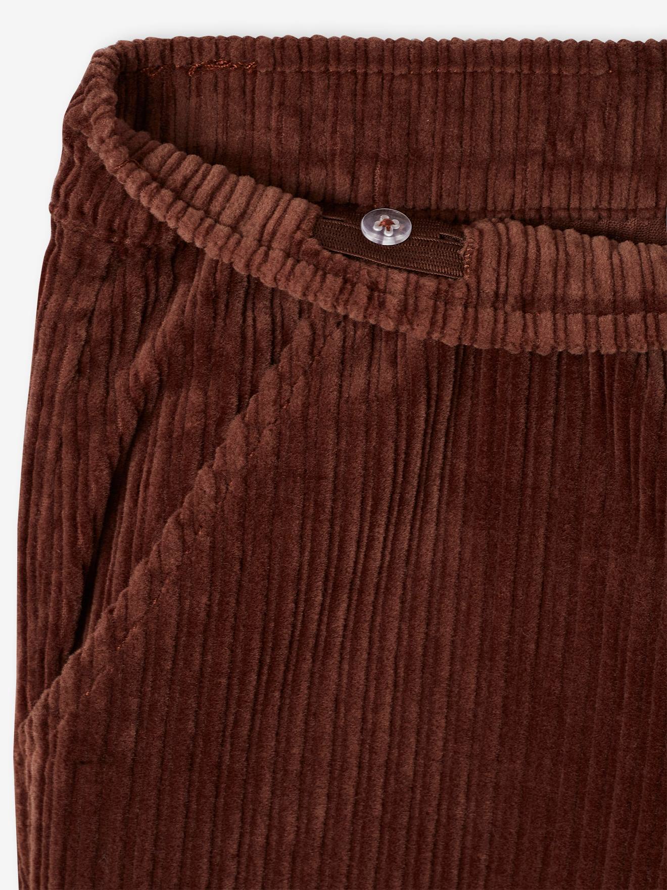Vertbaudet Jungen Cordhose mit Dehnbund - karamell