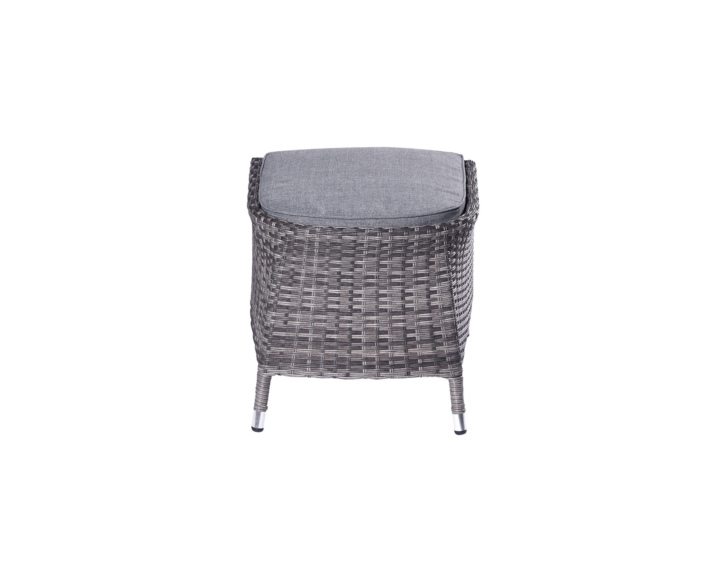 LC Garden Gartenlounge-Hocker LC Garden Bailado Dining Hocker Fußbank omega grau