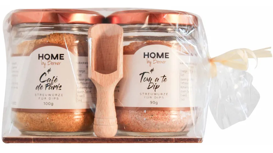 HOME by Berner Dip Gewürze Cafe de Paris & Tom a te Dip 190 g