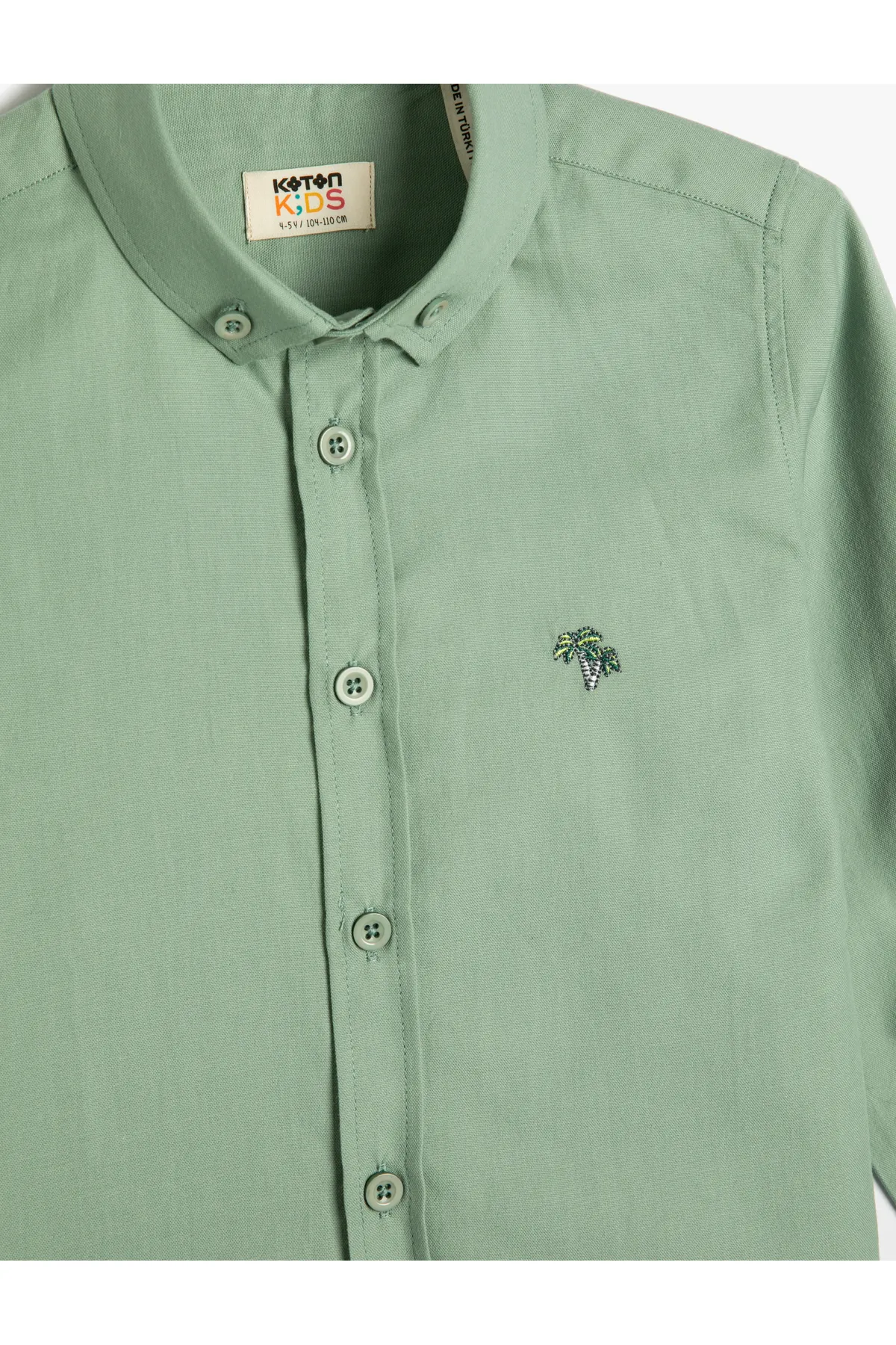 Koton  Langarmshirt aus Baumwolle mit Stickerei-Detail