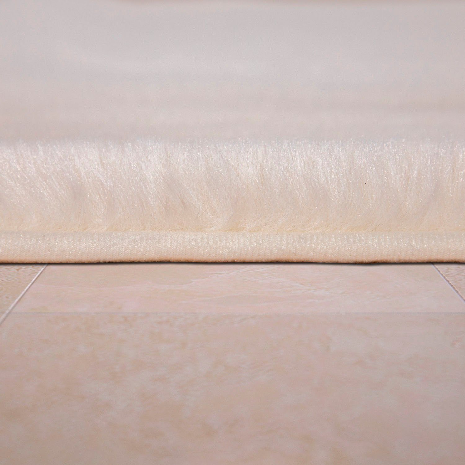 Badematte Comfy 340 Paco Home, Höhe 25 mm, rutschhemmend beschichtet, fußbodenheizungsgeeignet, Polyester, rechteckig, Badteppich, Soft-Touch-Oberfläche, besonders weich & flauschig
