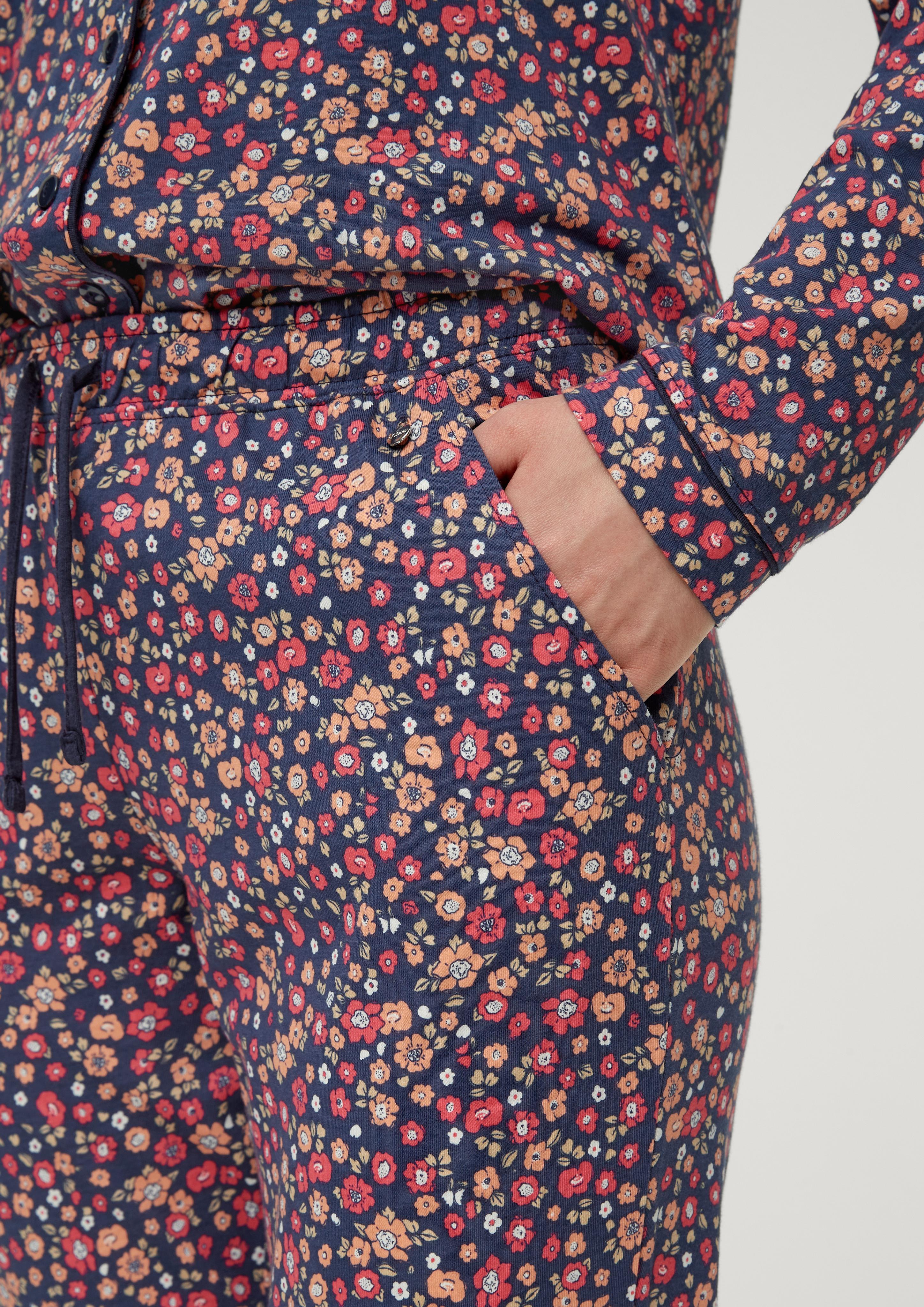 Langer Pyjama mit Vichy-Muster  6008448-99A1