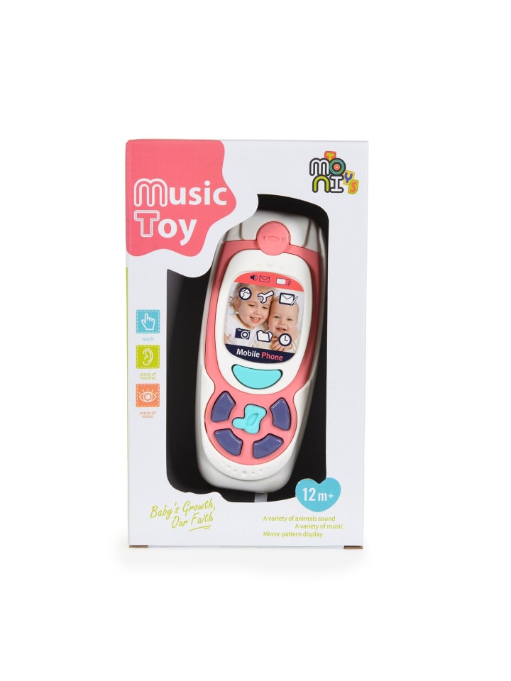 Moni Musikspielzeug Telefon K999-72G in rosa günstig kaufen onesize