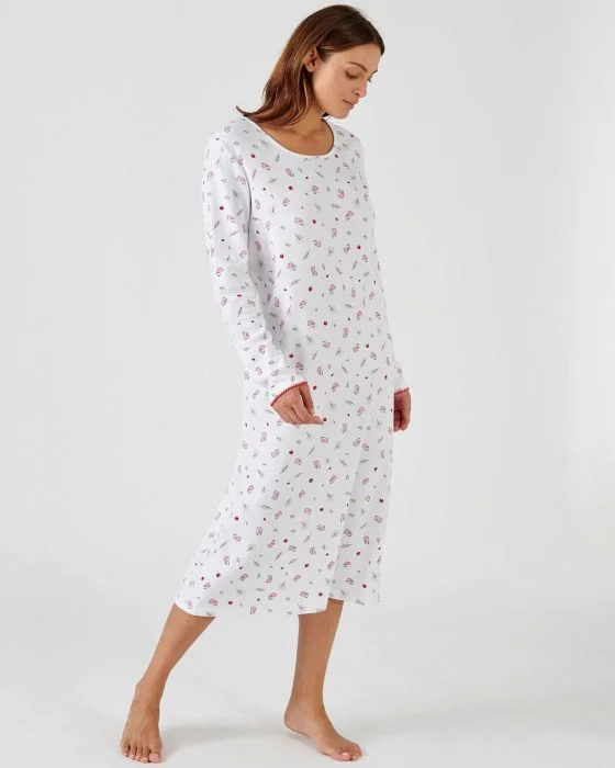 Chemise de nuit maille interlock