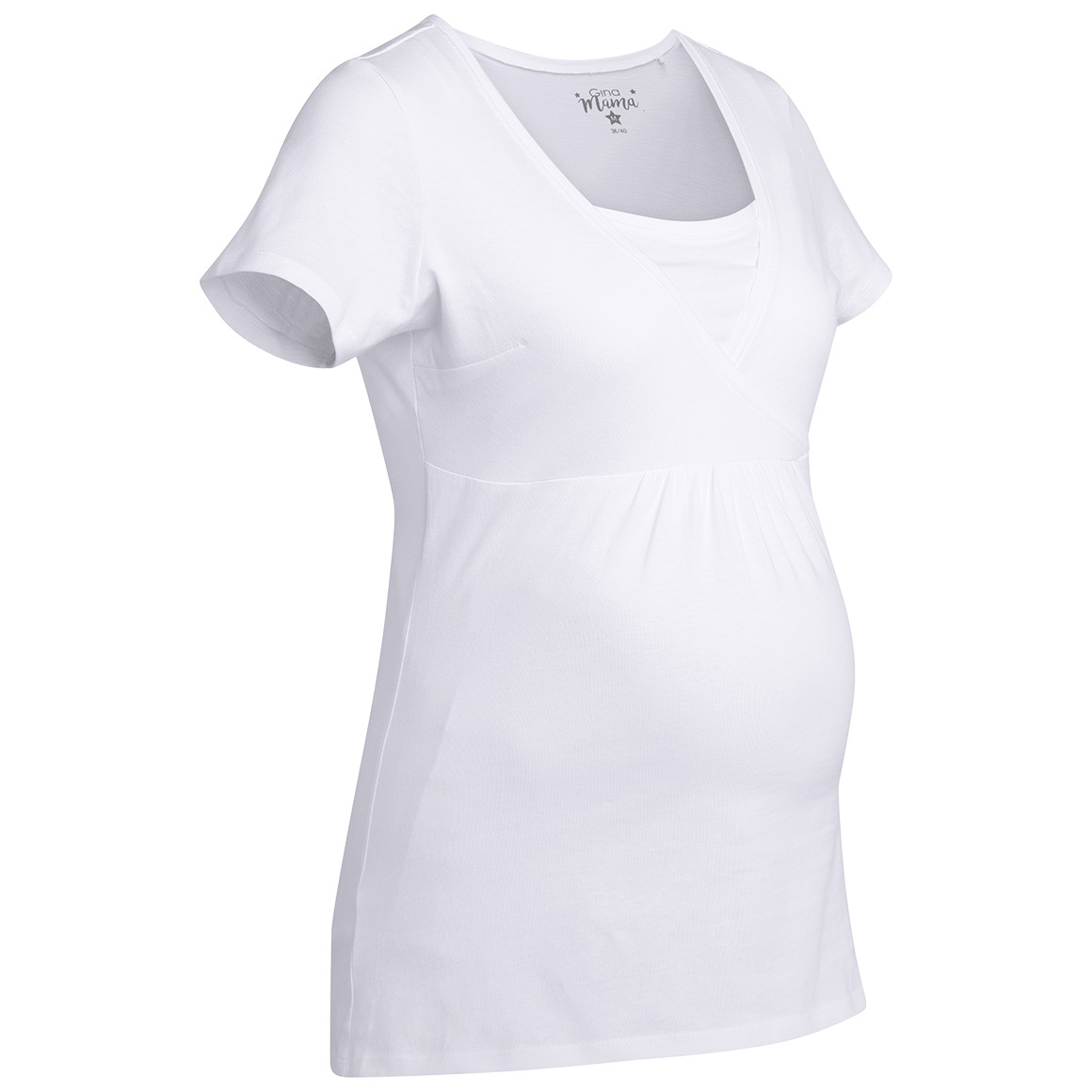 3 Damen Umstands-T-Shirts aus Bio-Baumwolle