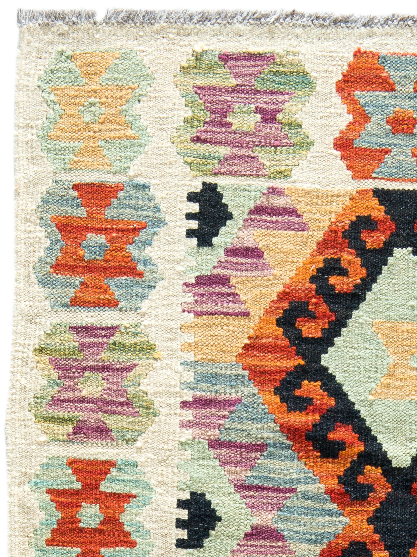 Afghan Kelim ca. 79 x 199 cm, Unikat / Einzelstück