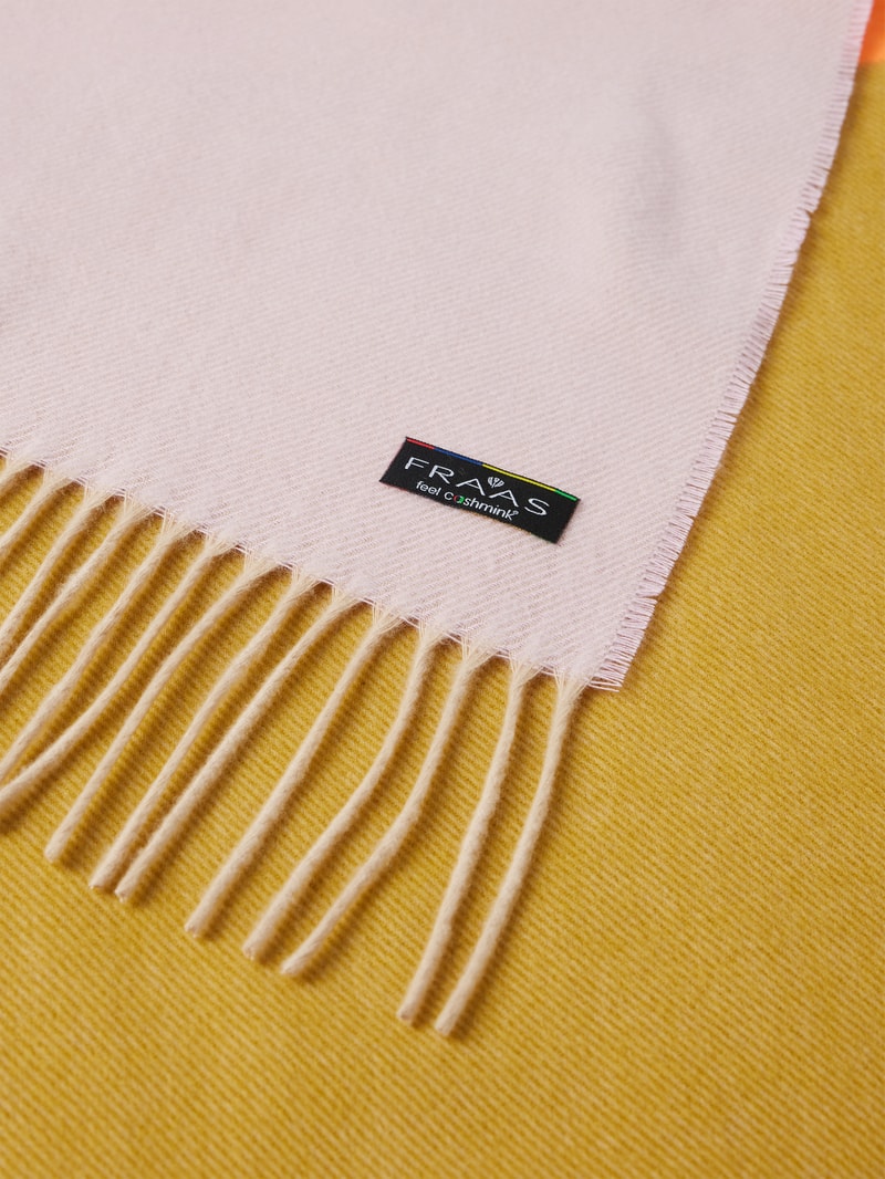 Schal mit Allover-Muster in lila