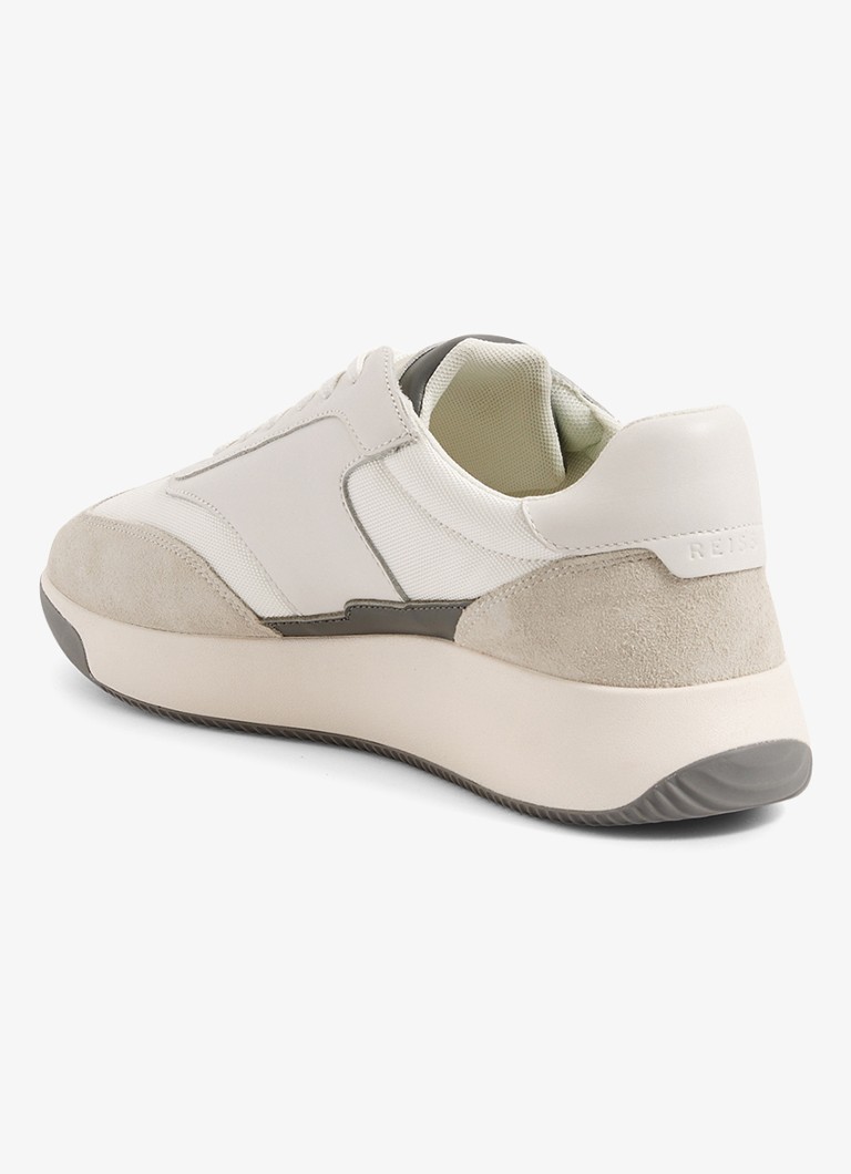 Sneakersy Reiss Emmett z siateczki ze wstawkami ze zamszu i skóry.
