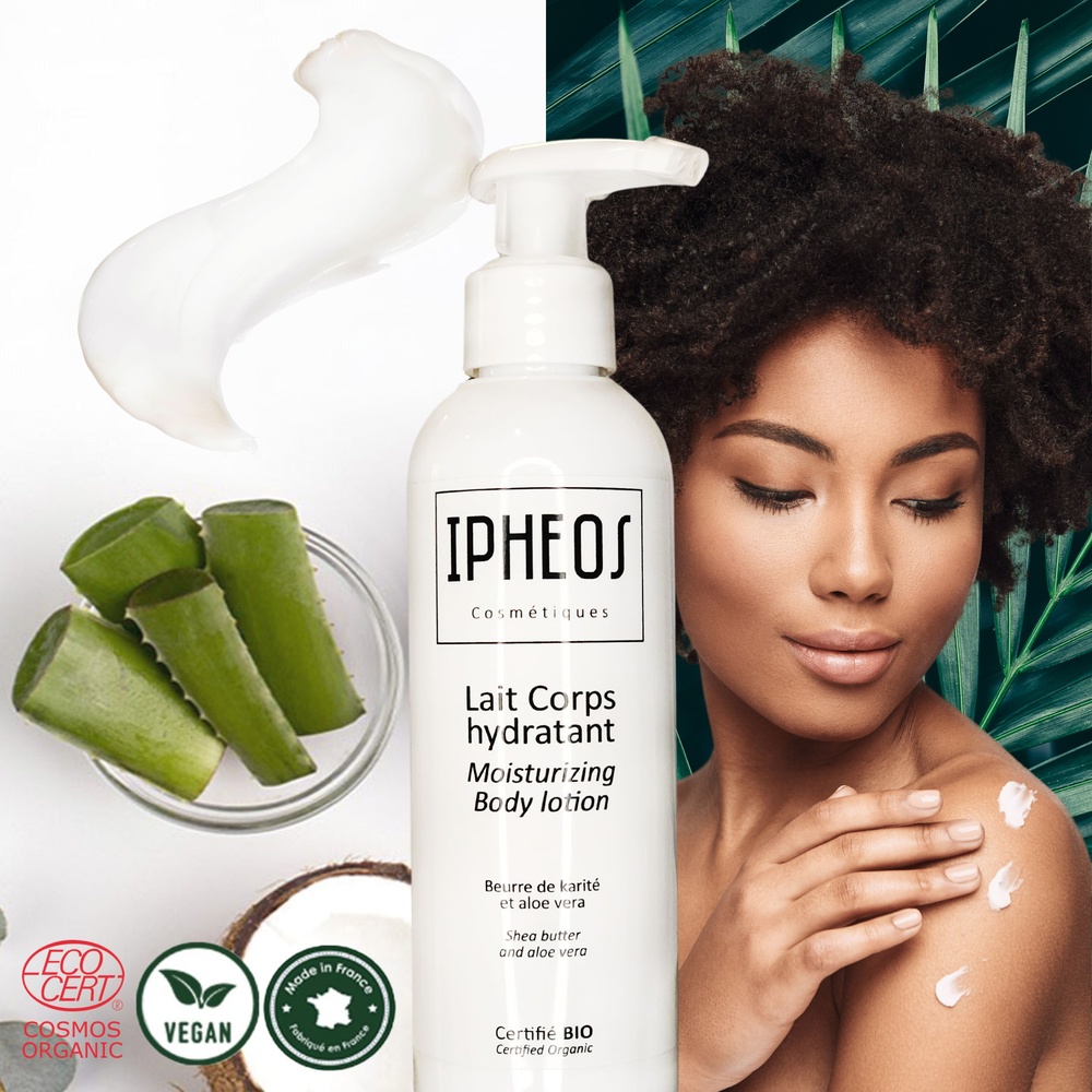 Ipheos Lait corps hydratant Lait hydratant, nourrissant Certifié Bio
