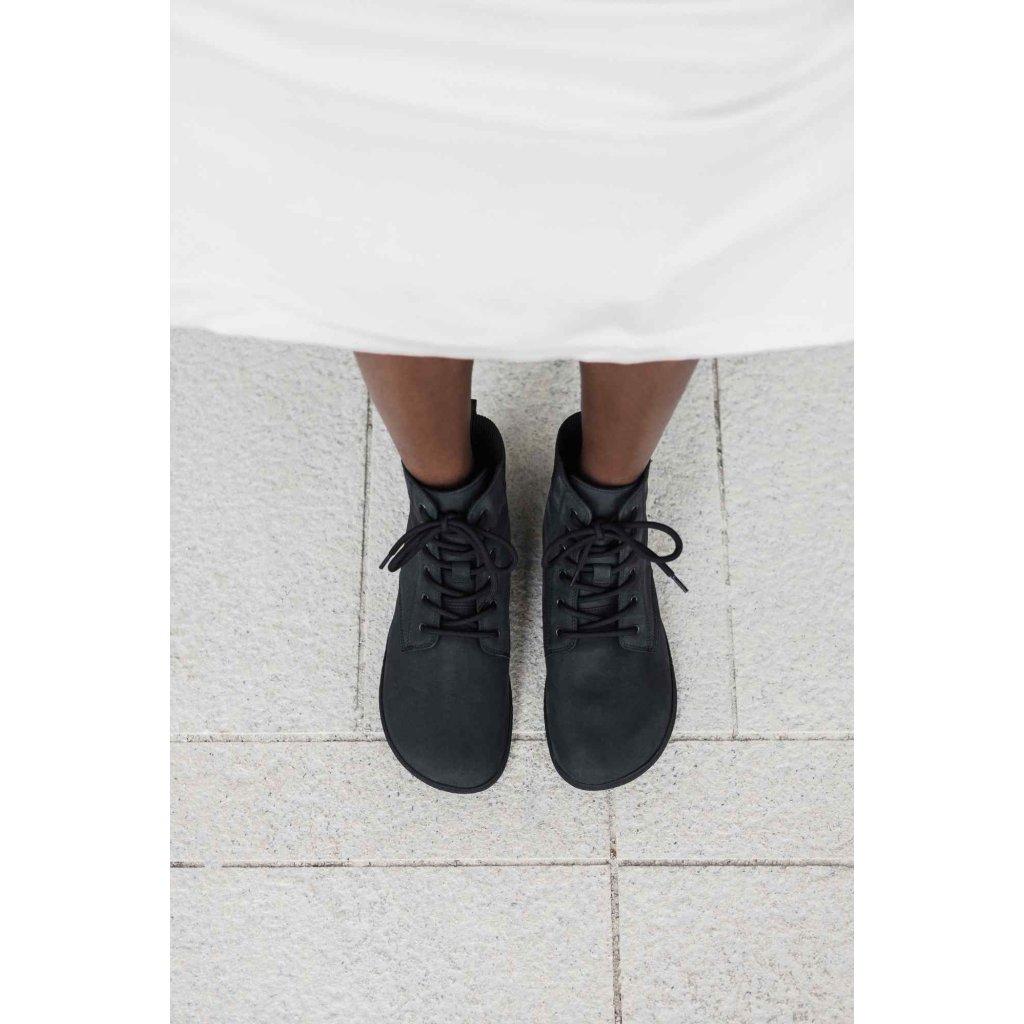Shapen Urbaneer Black Winterbarfußschuhe