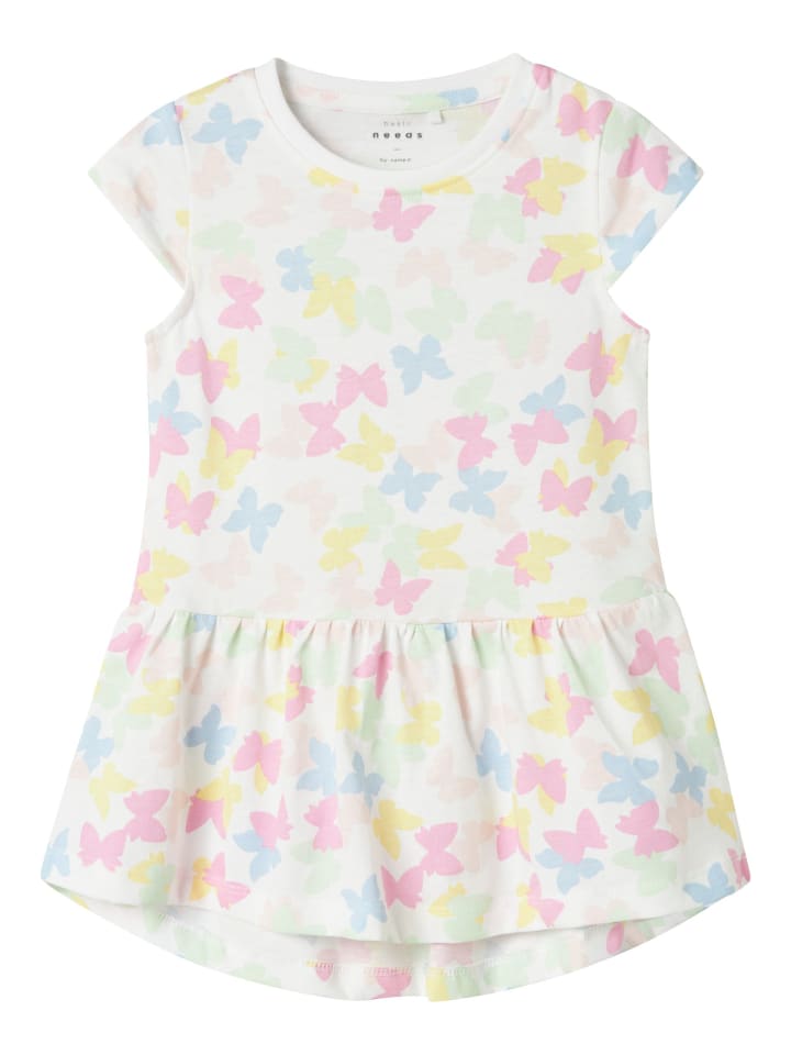 name it Jersey-Sommerkleid NMFVIGGA CAPSL DRESS F1 in bright white günstig kaufen