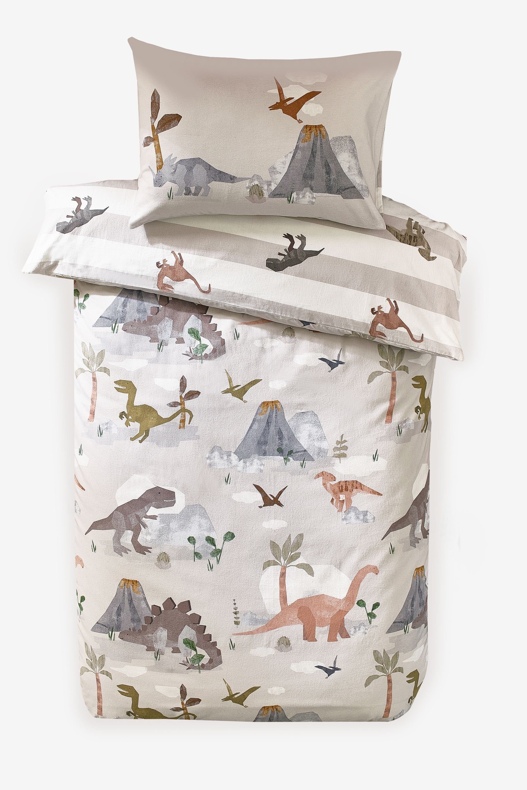 Bett-Set, Bettwäsche aus 100 % Baumwolle Dinosaurier-Print, Next, Bezug: Baumwolle