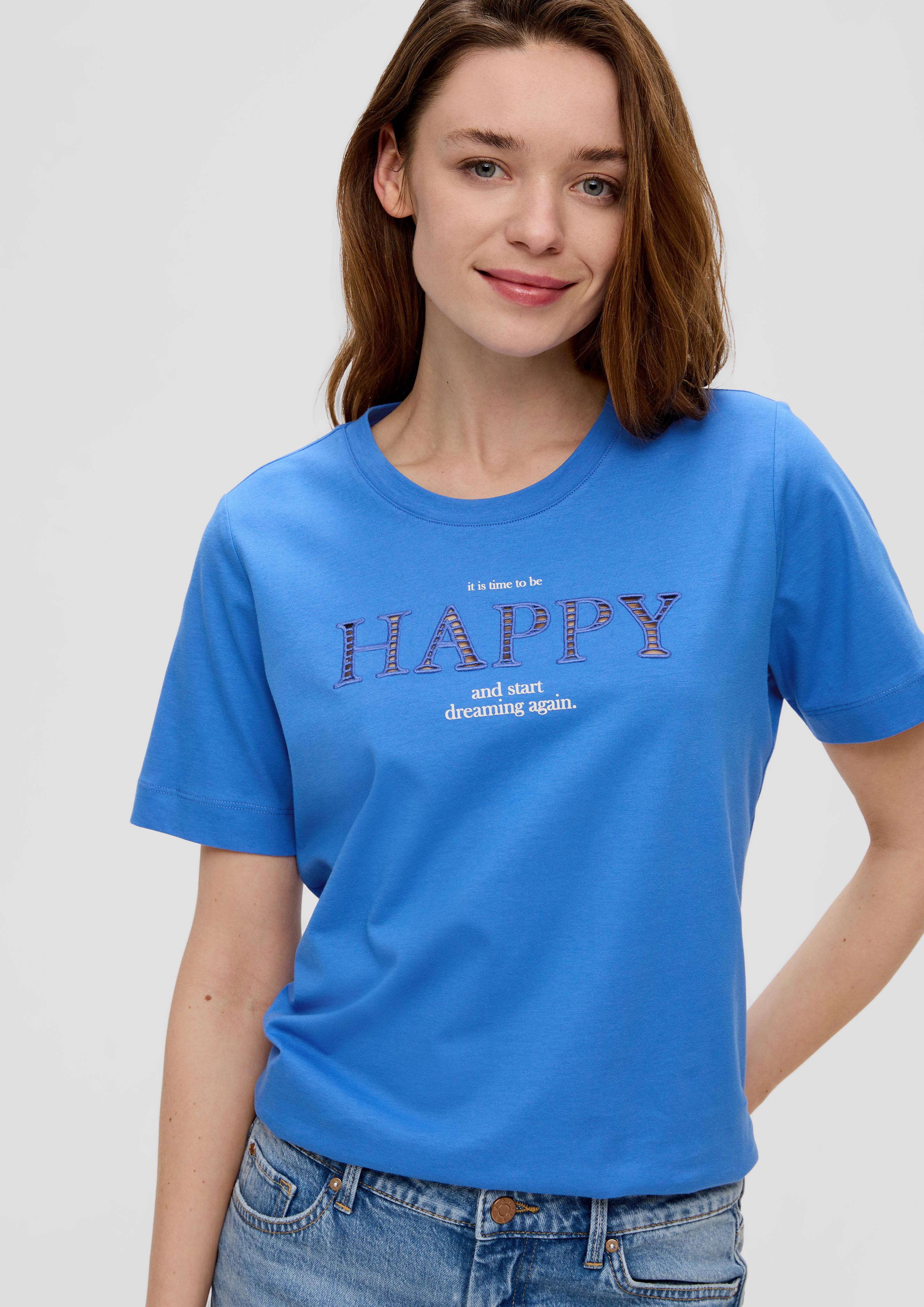 T-Shirt mit Frontprint  2144448-55D0
