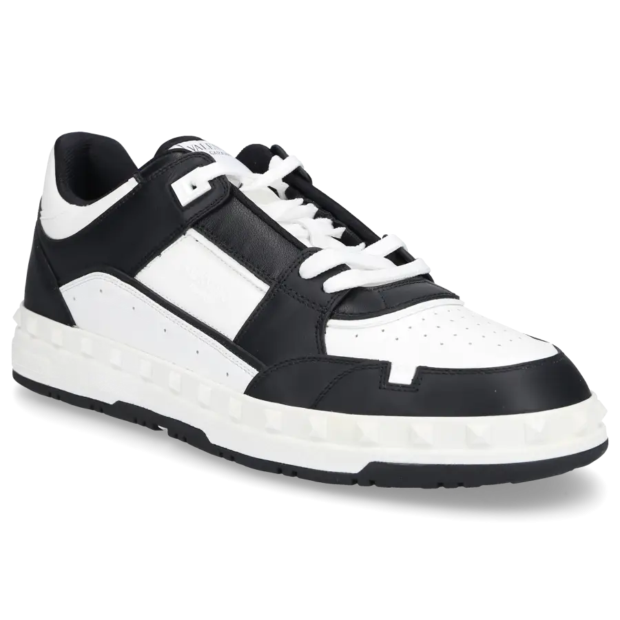 Valentino Garavani - Sneaker low FREEDOTS Kalbsleder - schwarz
