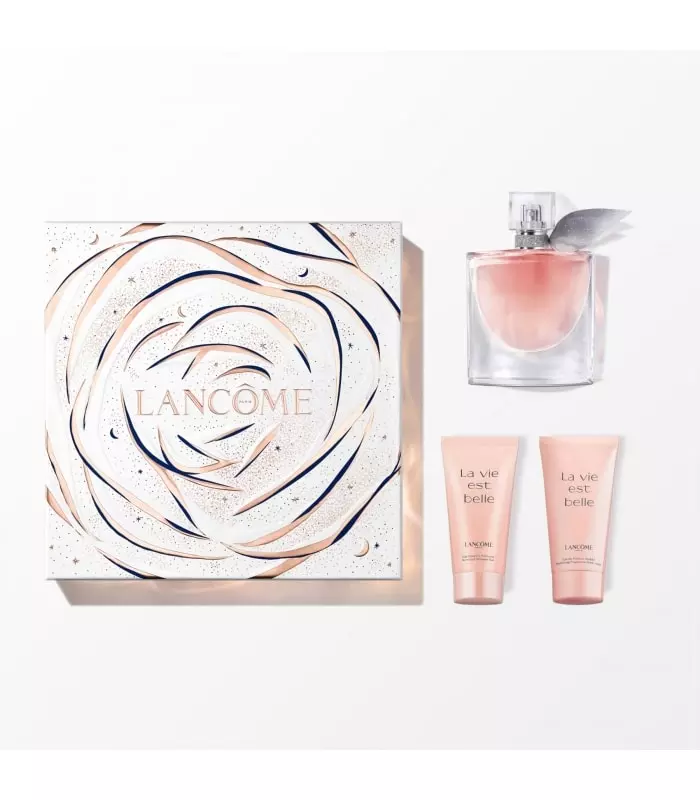 LA VIE EST BELLE Coffret eau de parfum + douche de parfum + lait de parfum