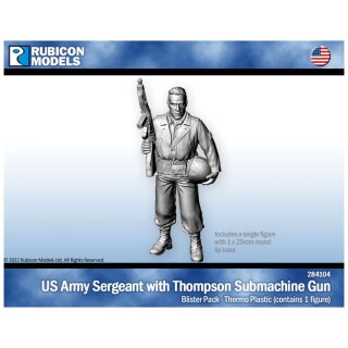 US Army Sergeant with Thompson SMG