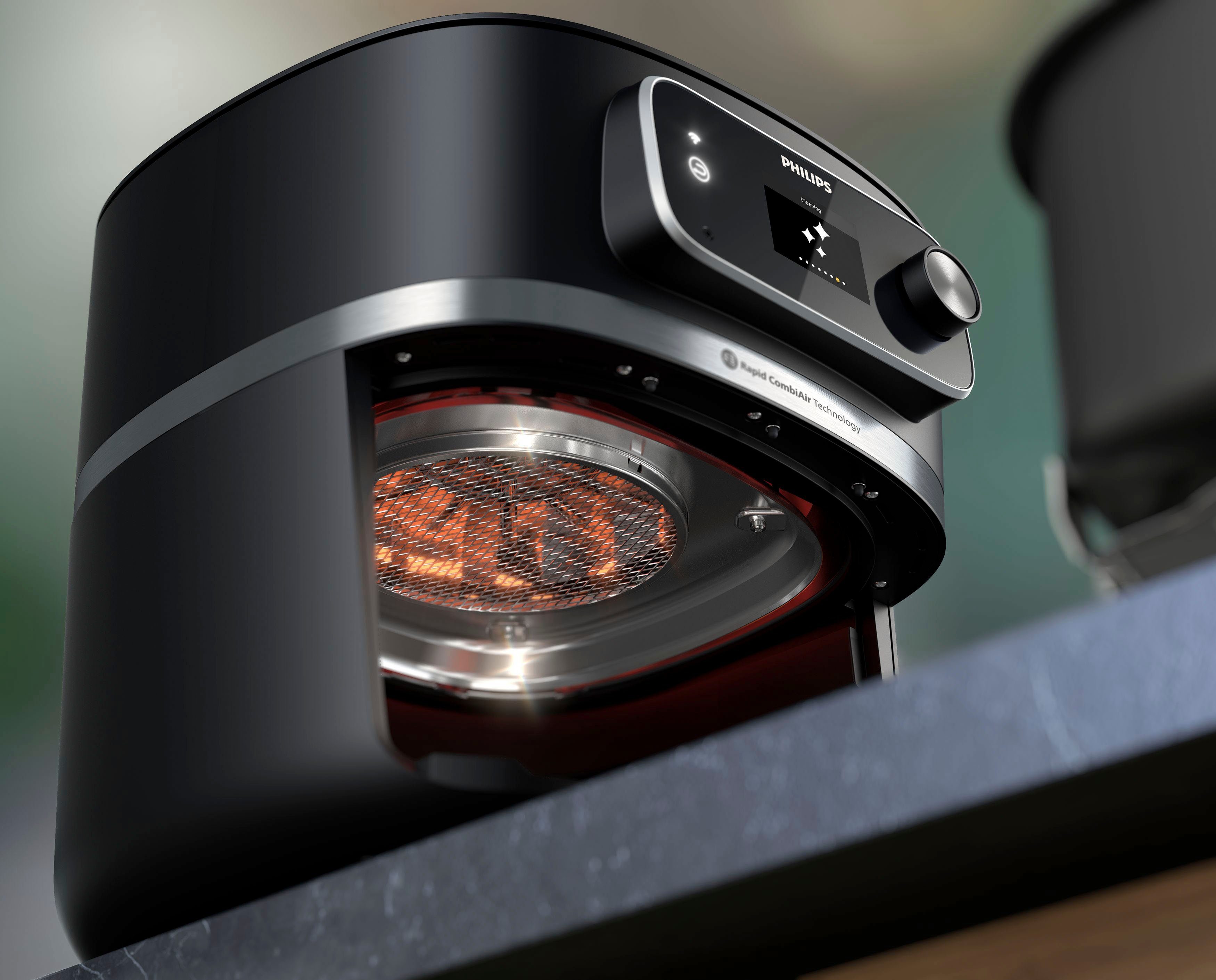 Philips Heißluftfritteuse HD9880/90 Airfryer XXL, mit integriertem Thermometer, 2000 W, WiFi Konnektivität, 30 AutoCook Programmen und Warmhaltefunktion