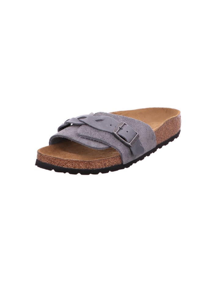 Birkenstock Pantolette in grau günstig kaufen