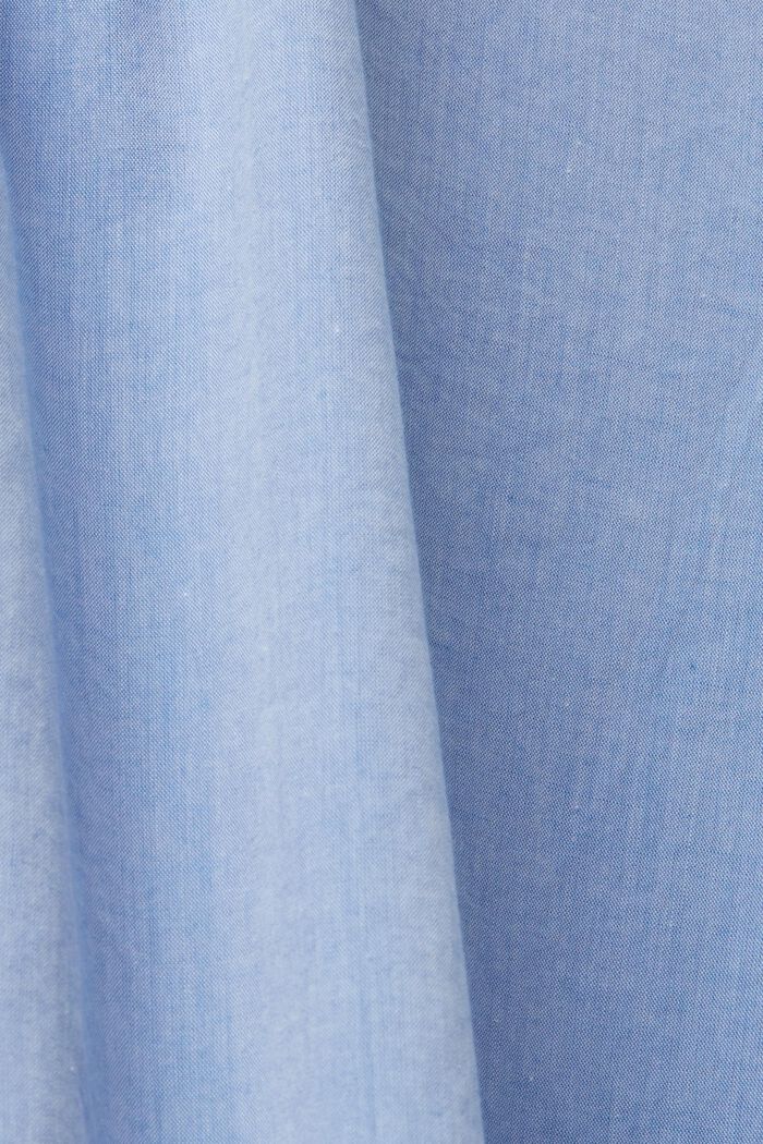 Baumwollbluse mit Bindedetail