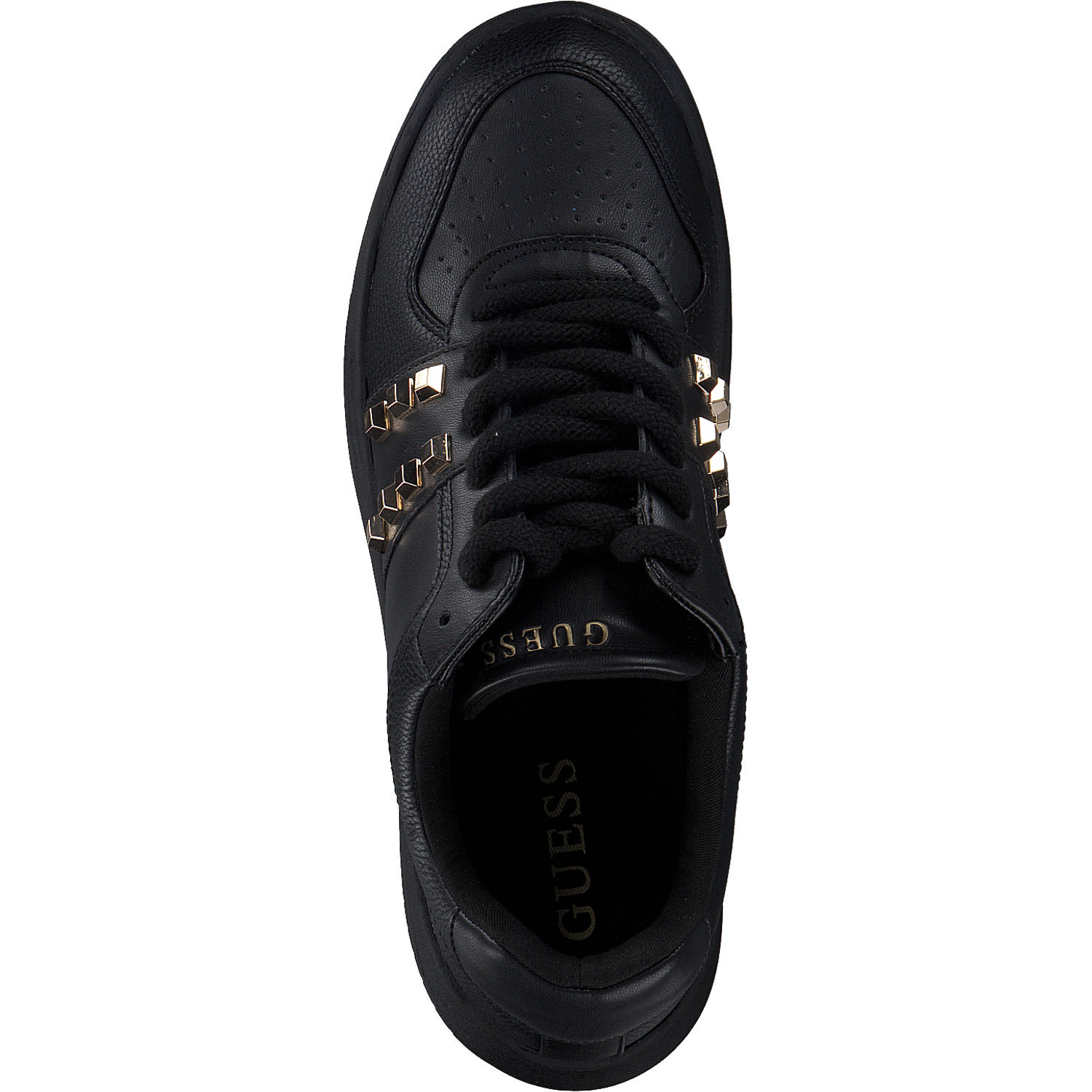 Guess Lemstud FL8MMS, Schnürschuhe, Damen, Schwarz
