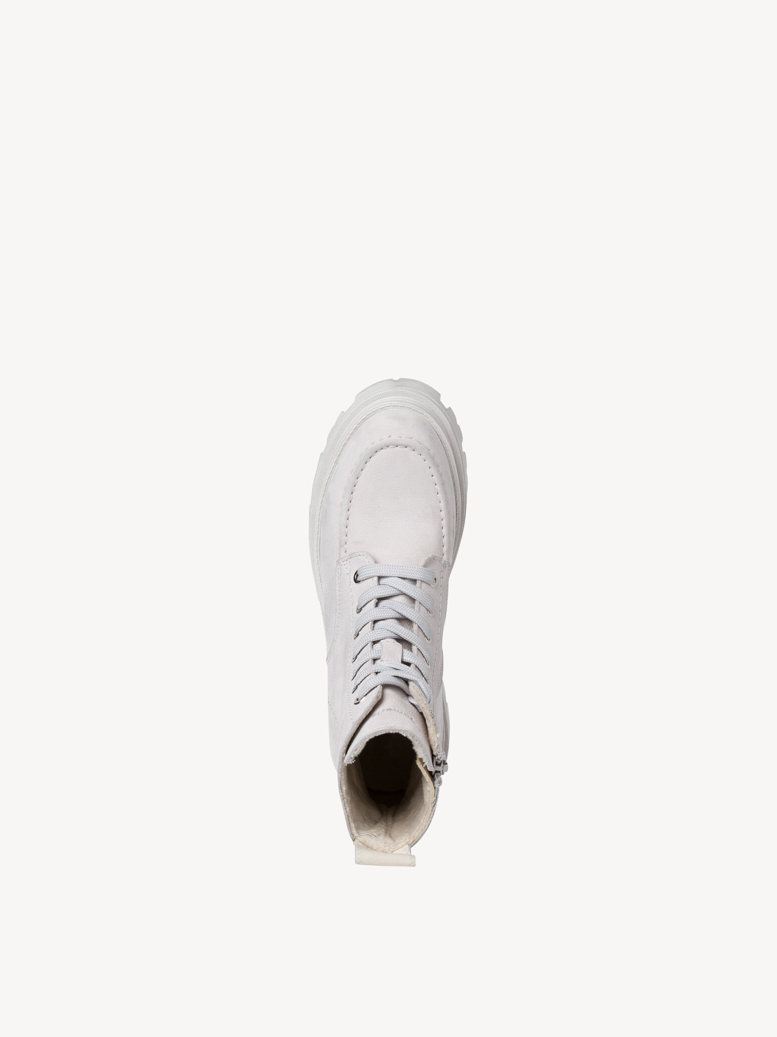 Bottine en cuir - gris