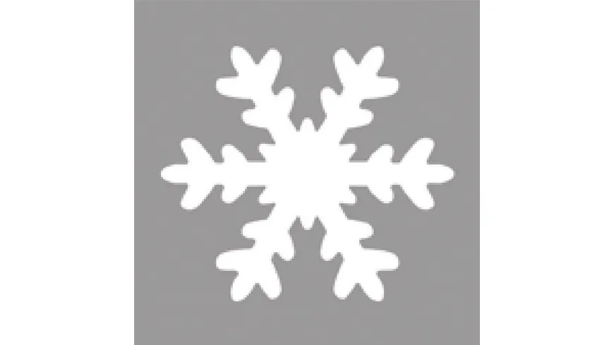 rayher Motivstanzer Schneeflocke 5,08cm ø