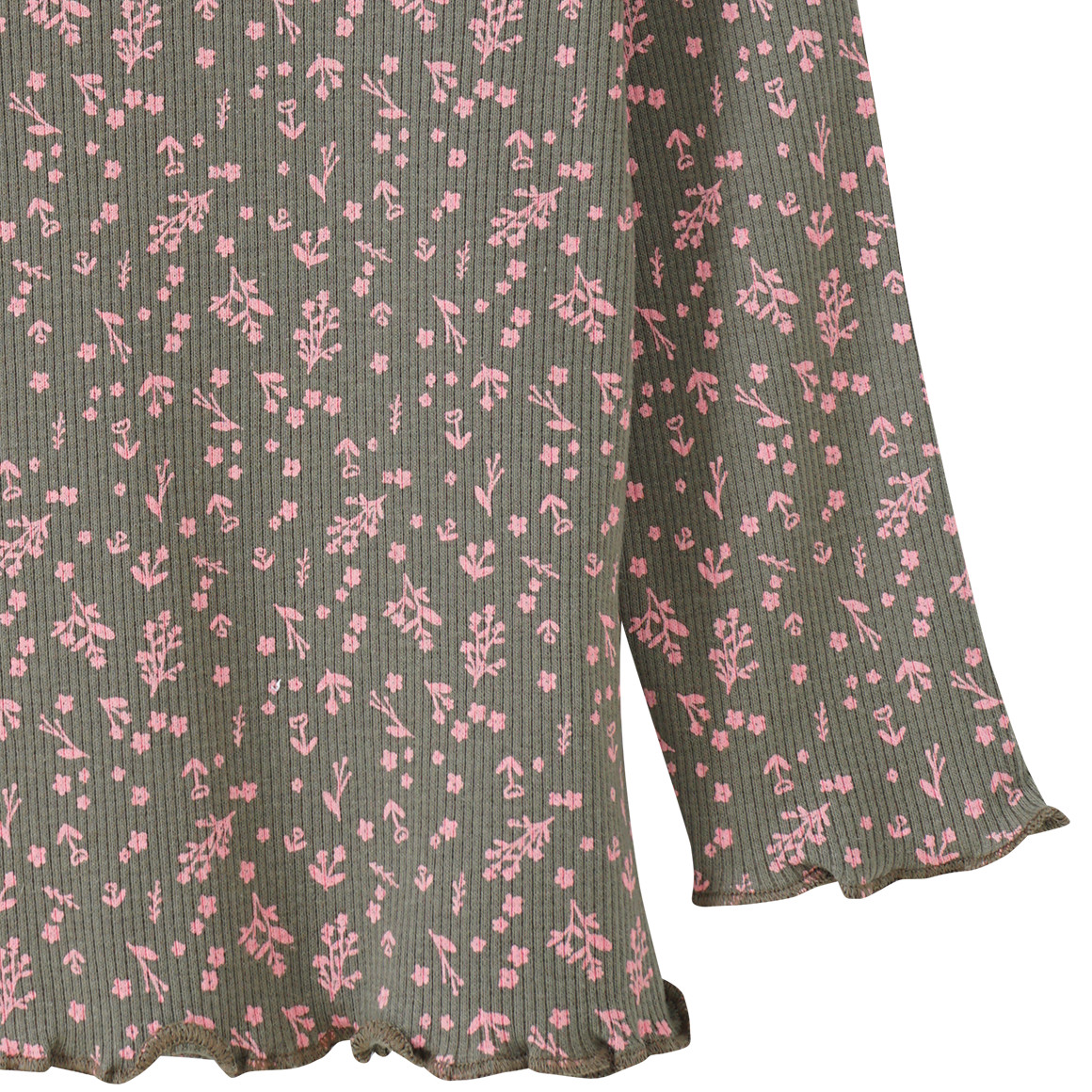 Baby Langarmshirt im Millefleur-Dessin