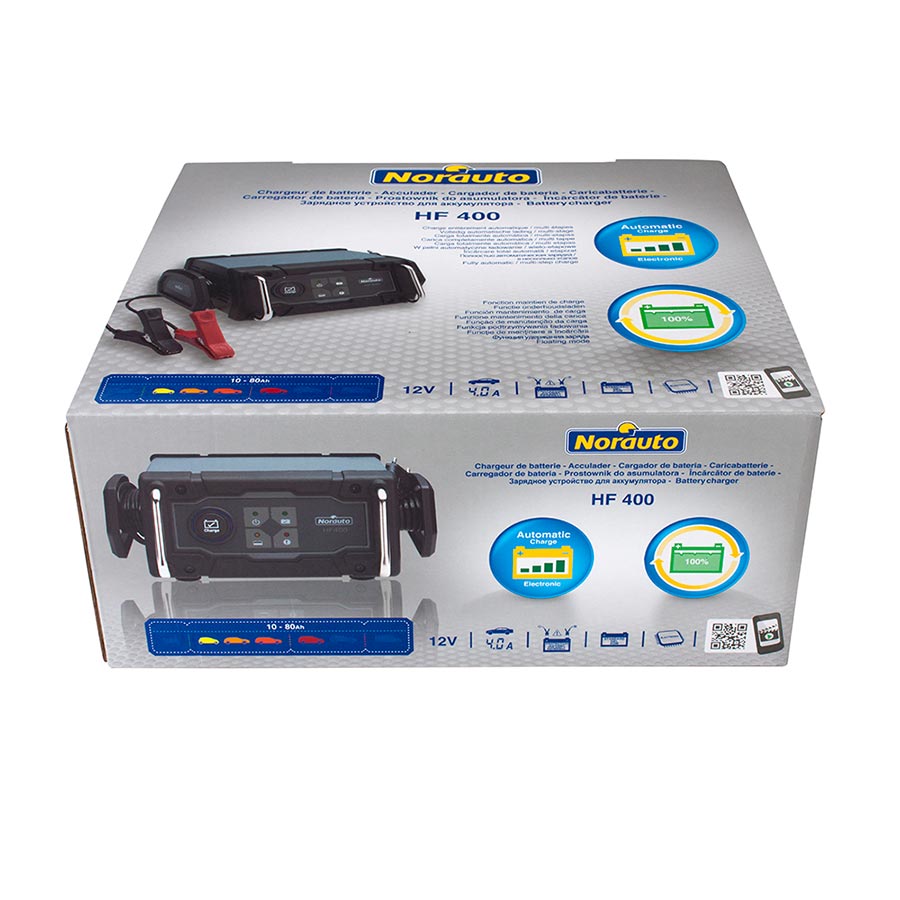 Norauto Batterieladegerät HF400, 12 V, 4 A, 1 Stück - ATU