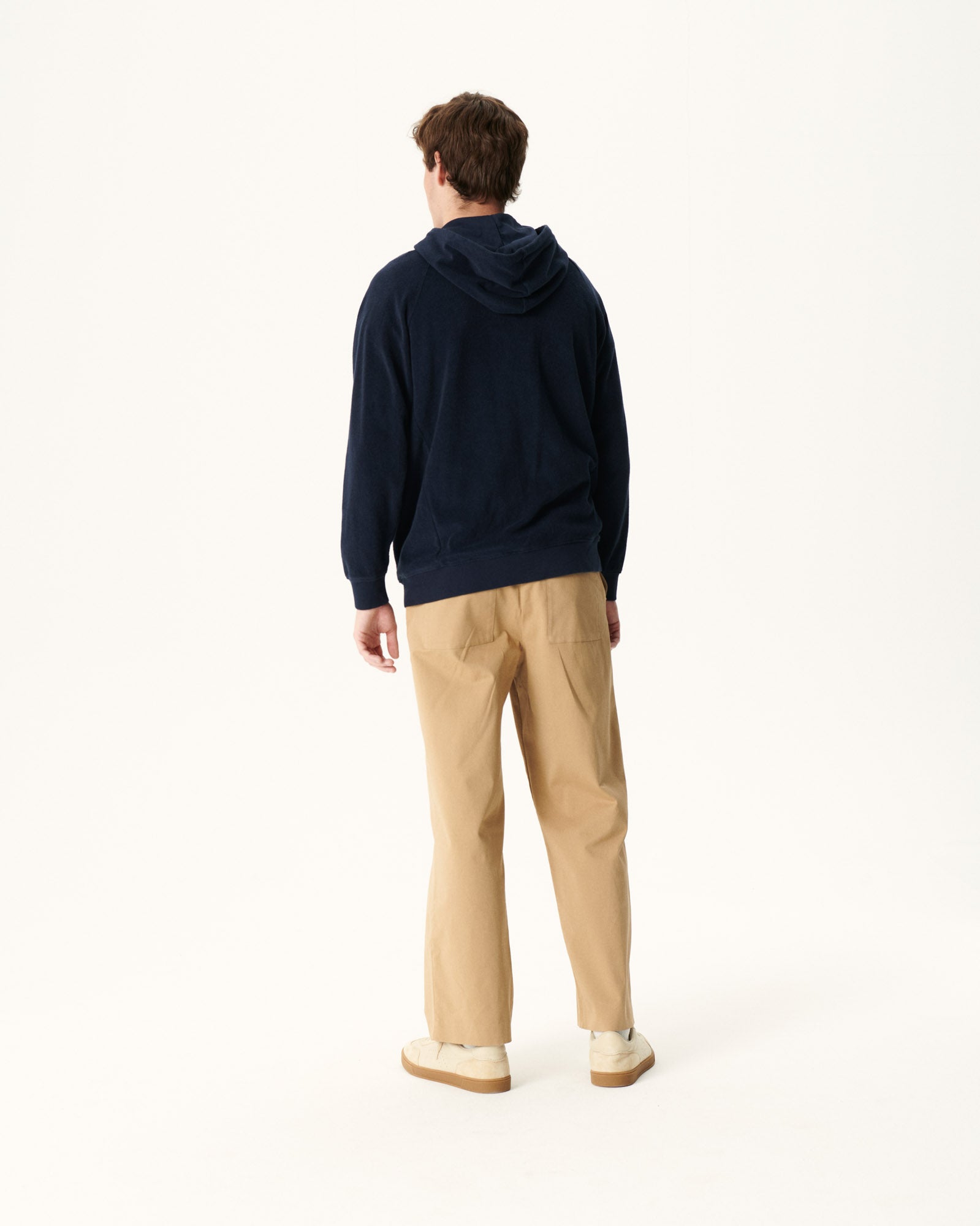 Veste zippée éponge à capuche Marine Nazare