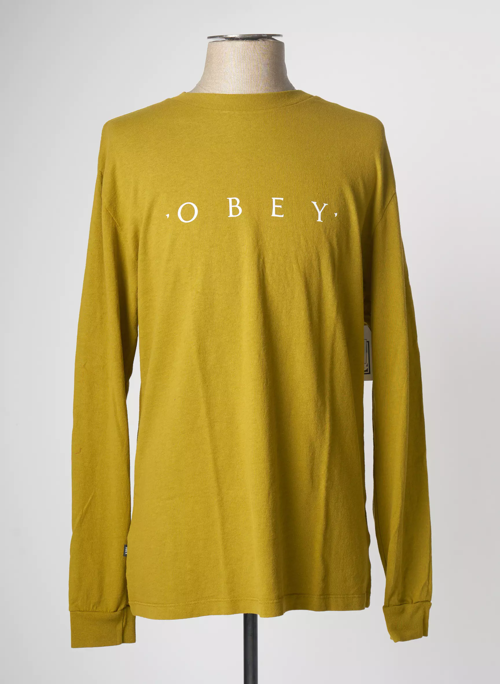Obey Tshirts Homme couleur jaune