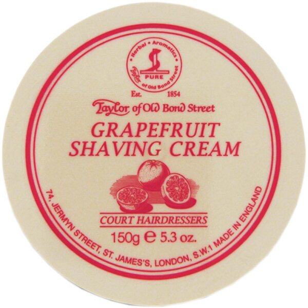 Taylor of Old Bond Street Grapefruit Shaving Cream Rasiercreme