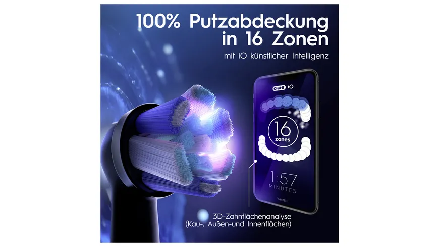Oral-B Elektrische Zahnbürste iO Series 10 Cosmic Black schwarz