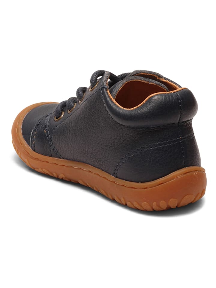 bisgaard Leder-Lauflernschuhe in Dunkelblau günstig kaufen