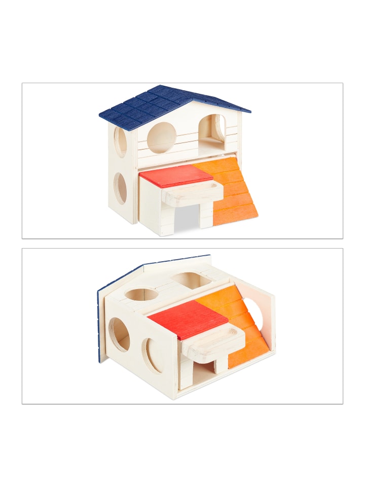 relaxdays Hamsterhaus in Bunt günstig kaufen onesize