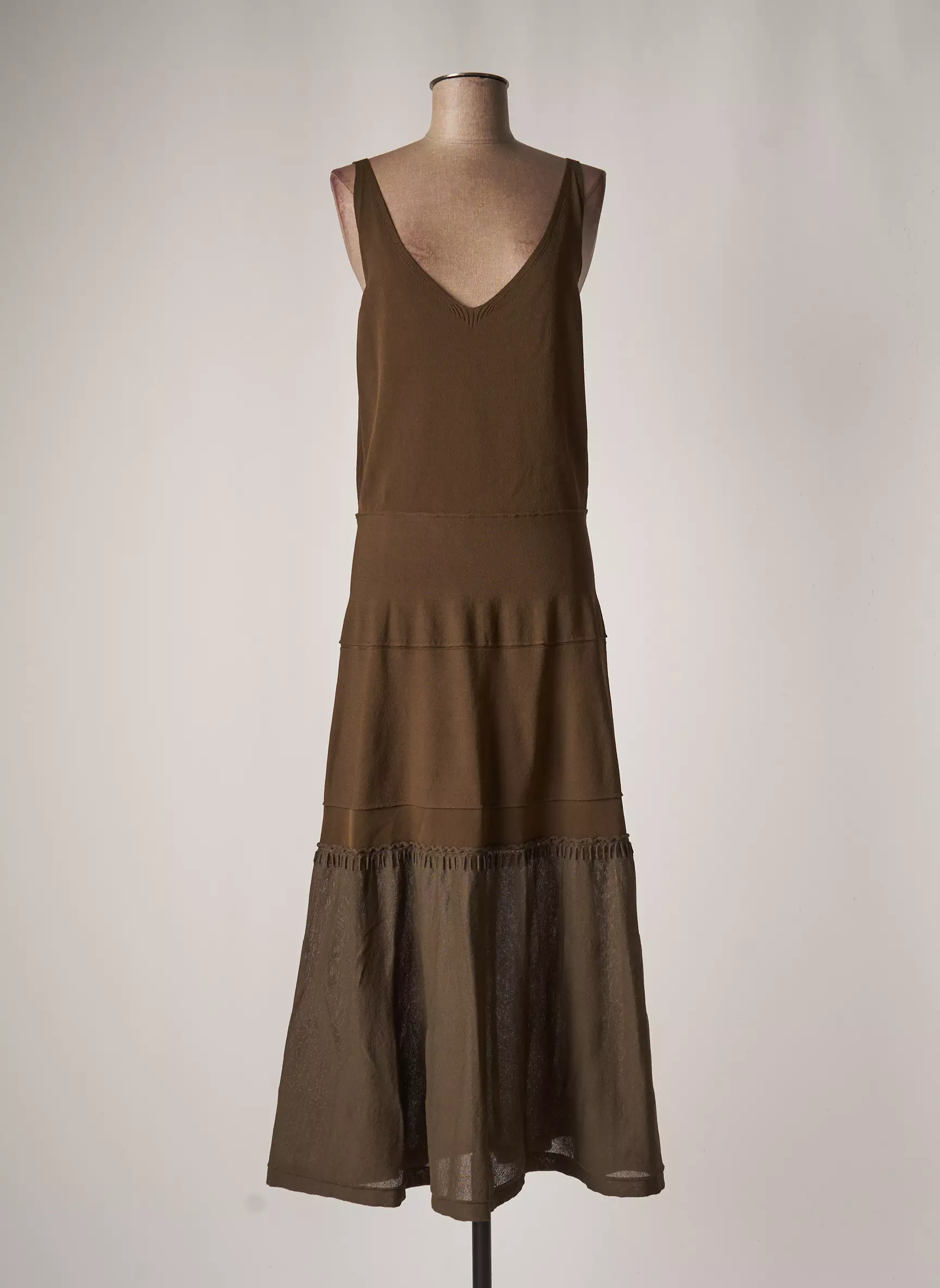 D Exterior Robes Longues Femme couleur marron