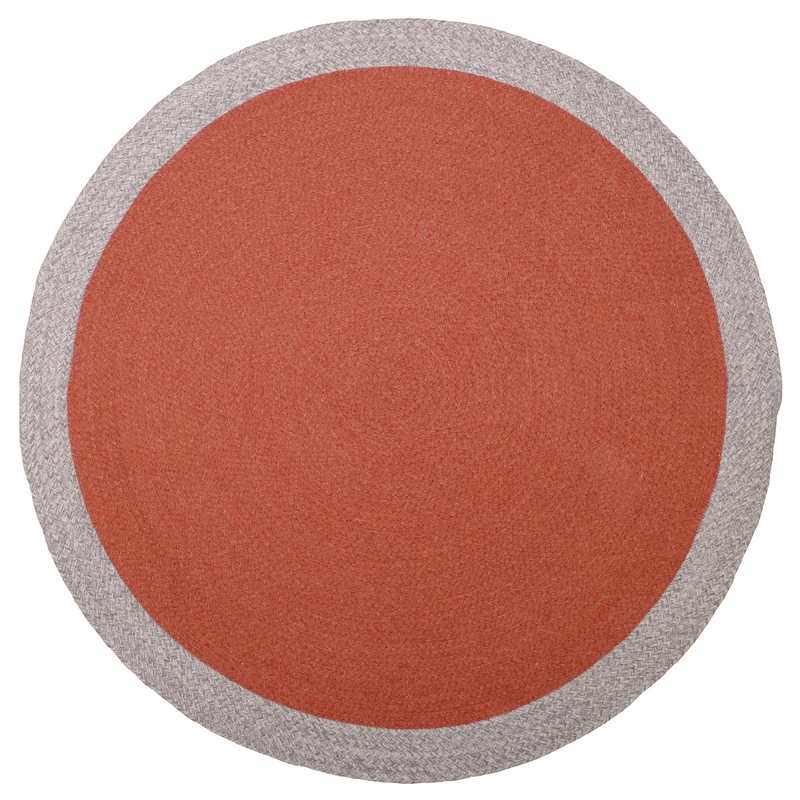 Tapis laine tressée 120cm NOLAN
