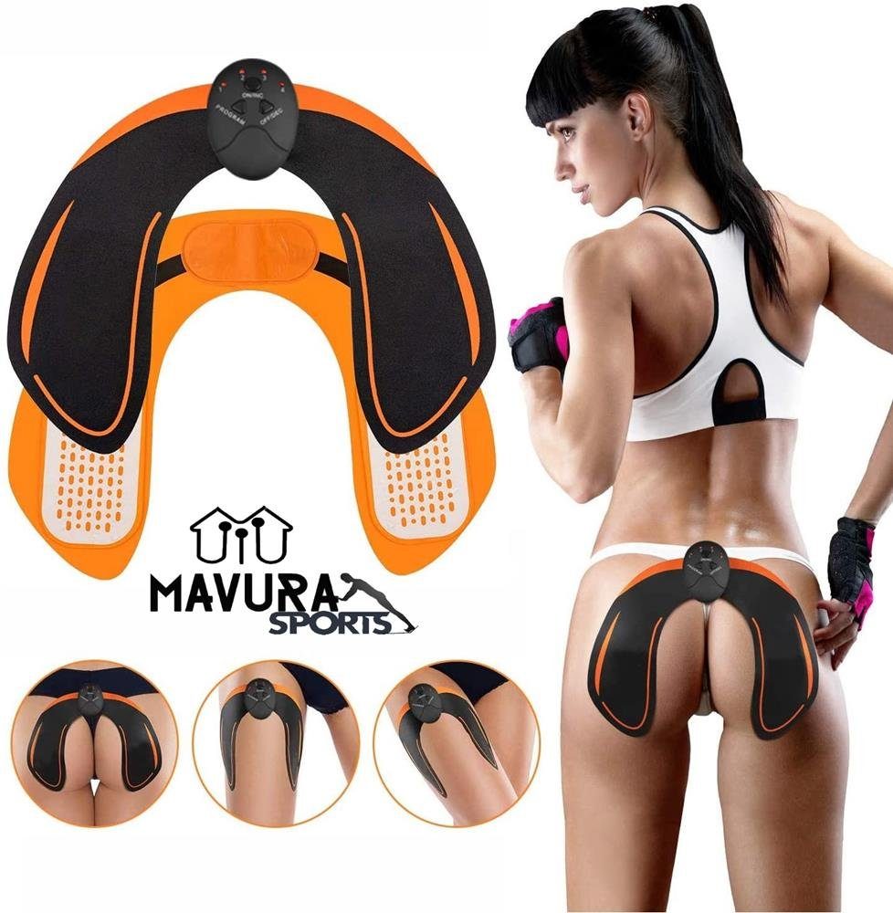 MAVURA EMS-Po-Trainer EMS Po Trainer HipsTrainer Gesäßtraining Gesäßtrainingsgerät, EMS Muskeltrainer Hüfttrainer Muskel Stimulationsgerät elektrisch