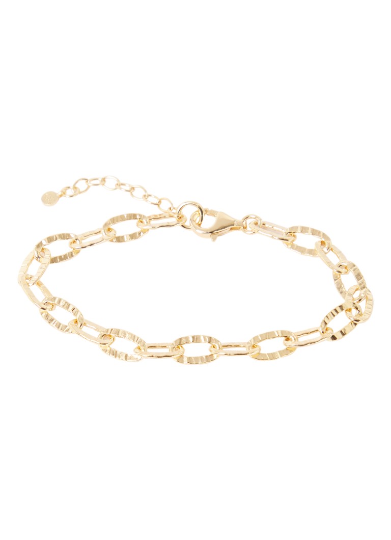 Bracciale a maglie placcato oro Ines de Pernille Corydon