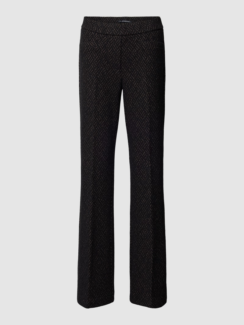 Hose mit elastischem Bund in schwarz