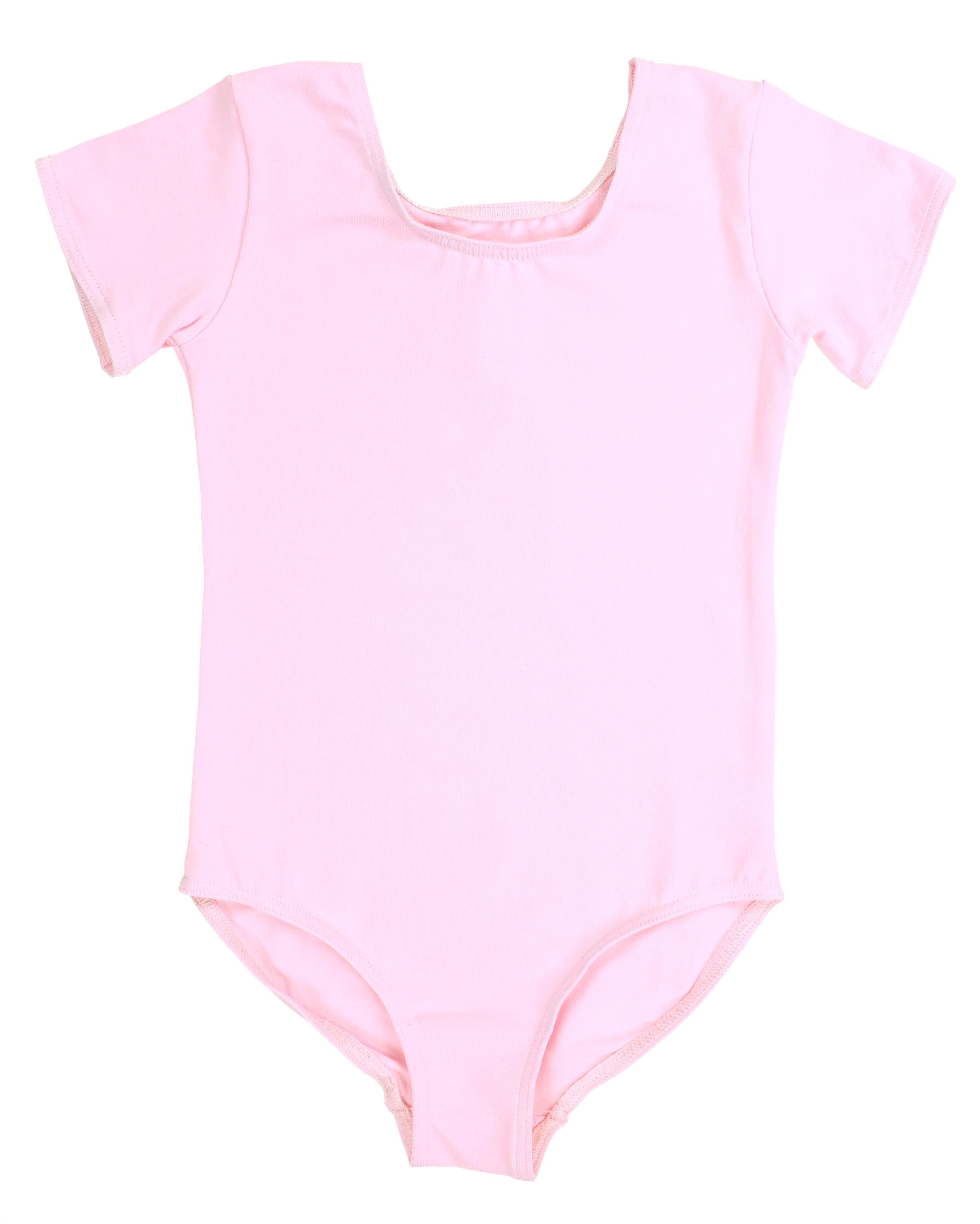 Aquarti Turnanzug Aquarti Mädchen Kurzarm Ballettanzug Einfarbig
