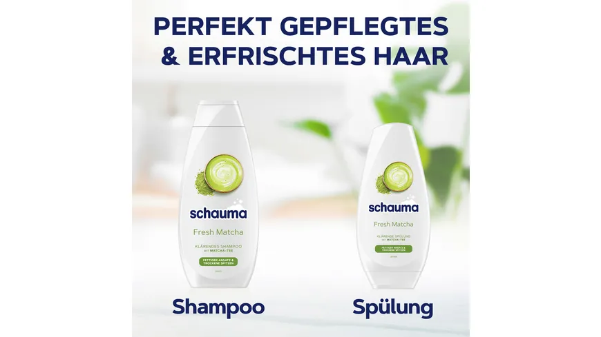 SCHAUMA Shampoo Fresh Matcha 400ml 400 ml