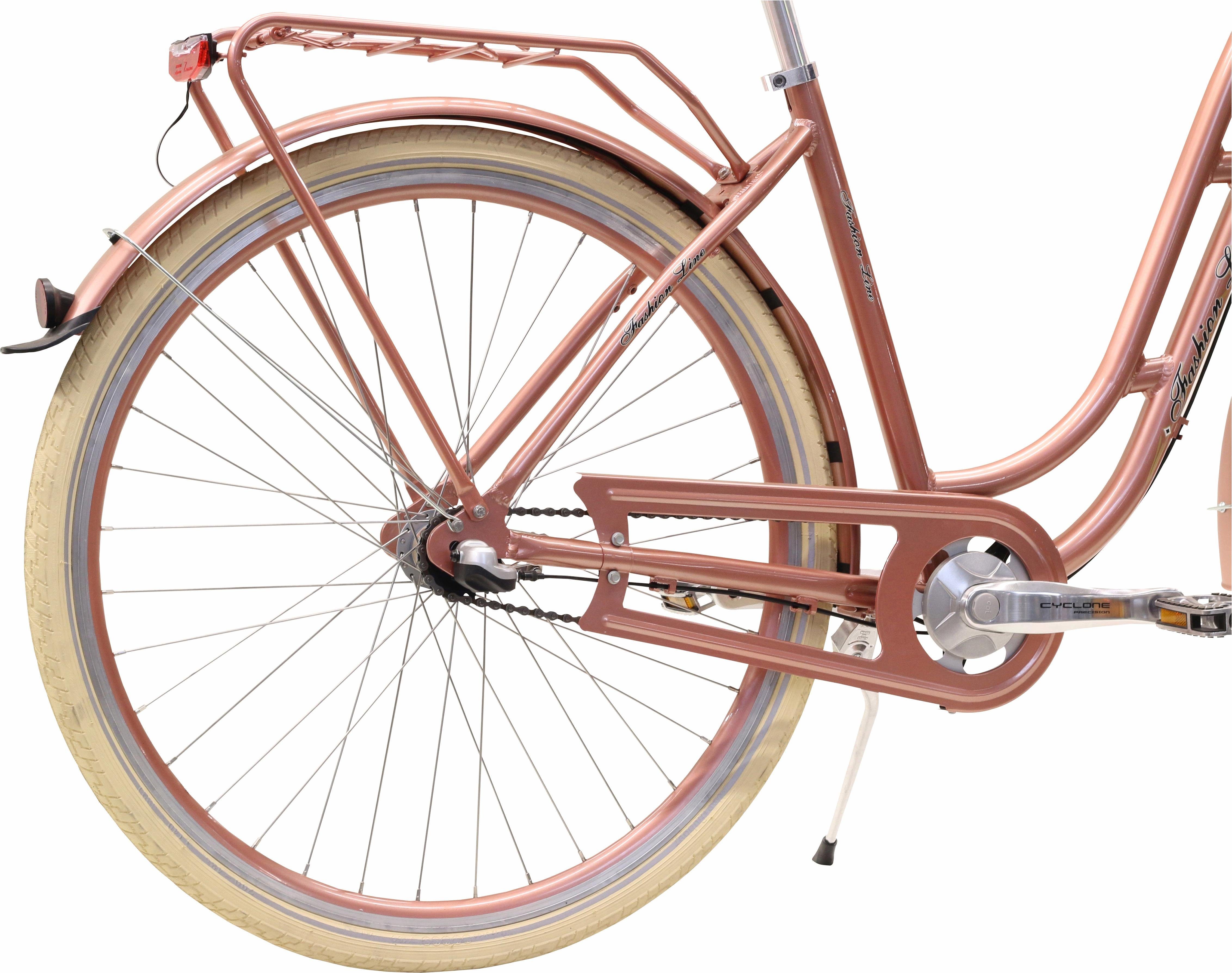 FASHION LINE Tourenrad, 3 Gang Shimano Nexus Schaltwerk, Nabenschaltung