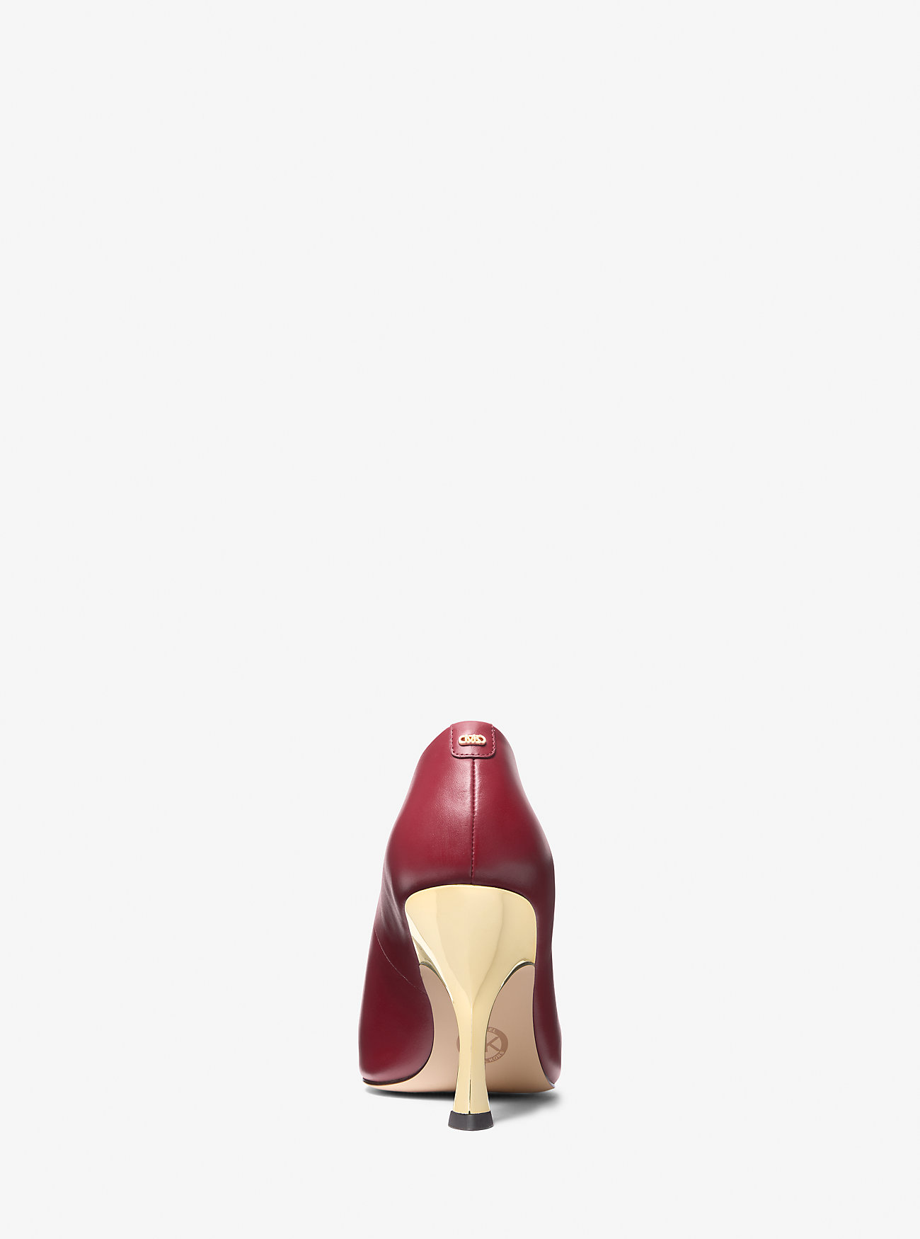 Décolleté Luna in pelle - ROSSO SCURO