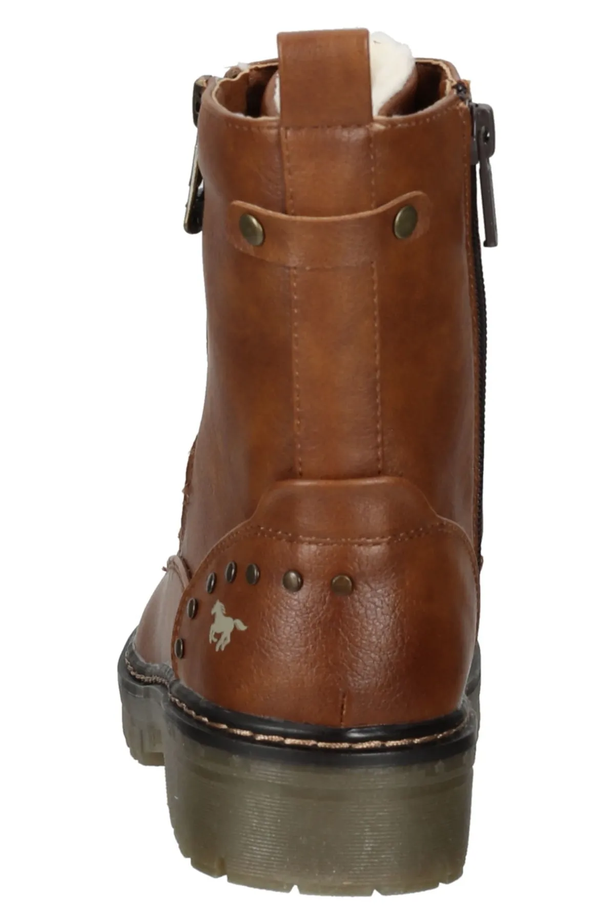 Mustang  Stiefelette - Braun - Blockabsatz