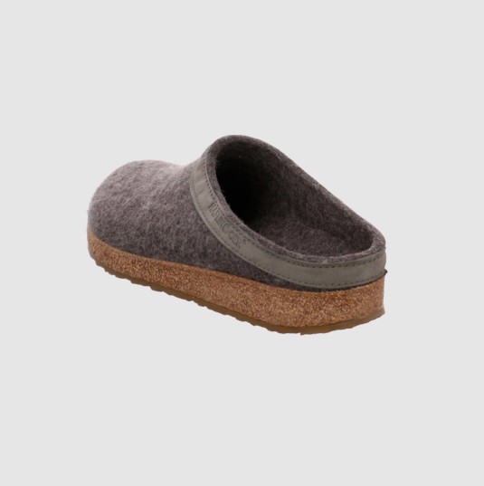 HAFLINGER Hausschuhe grau Grizzly Torben Hausschuh Anthrazit