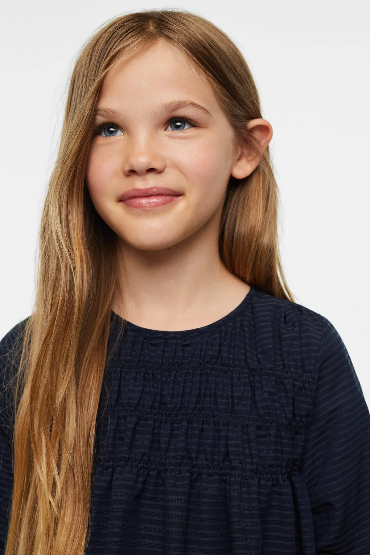 MANGO Kids  Dunkelblaue Damenbluse 37083265