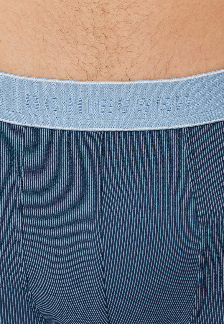 Shorts Modal gestreift blaugrau - Duality Function