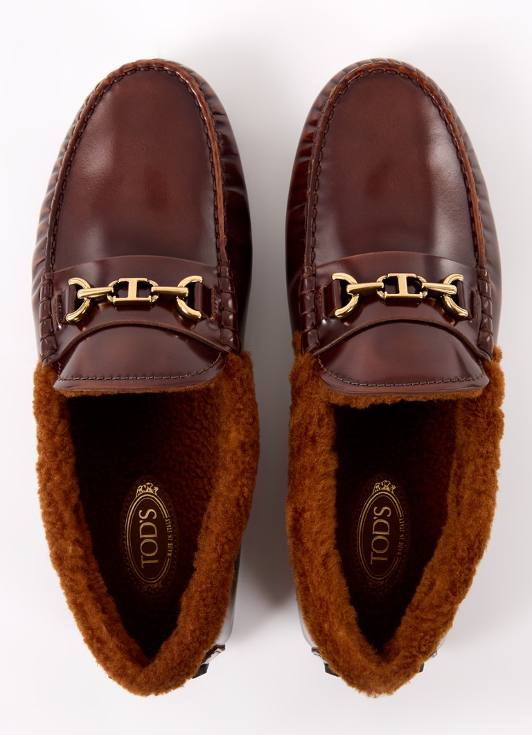 Tod's Gommino Macro-mokkasin laget av saueskinn