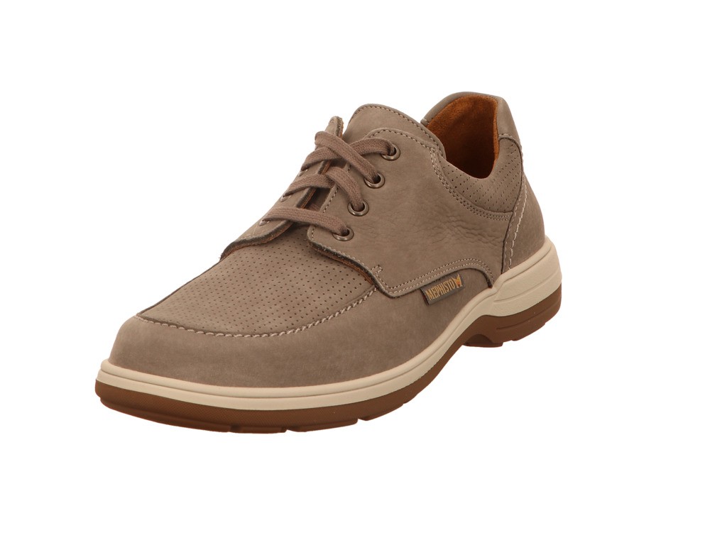 MEPHISTO Komfort Schnürer grau