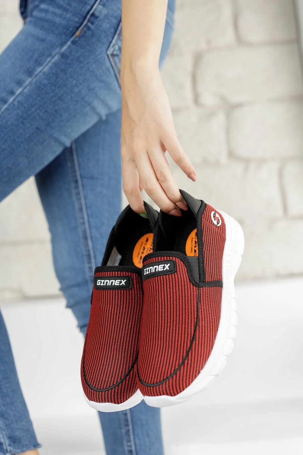Riccon  Rot Schwarz Unisex Sneaker001204
